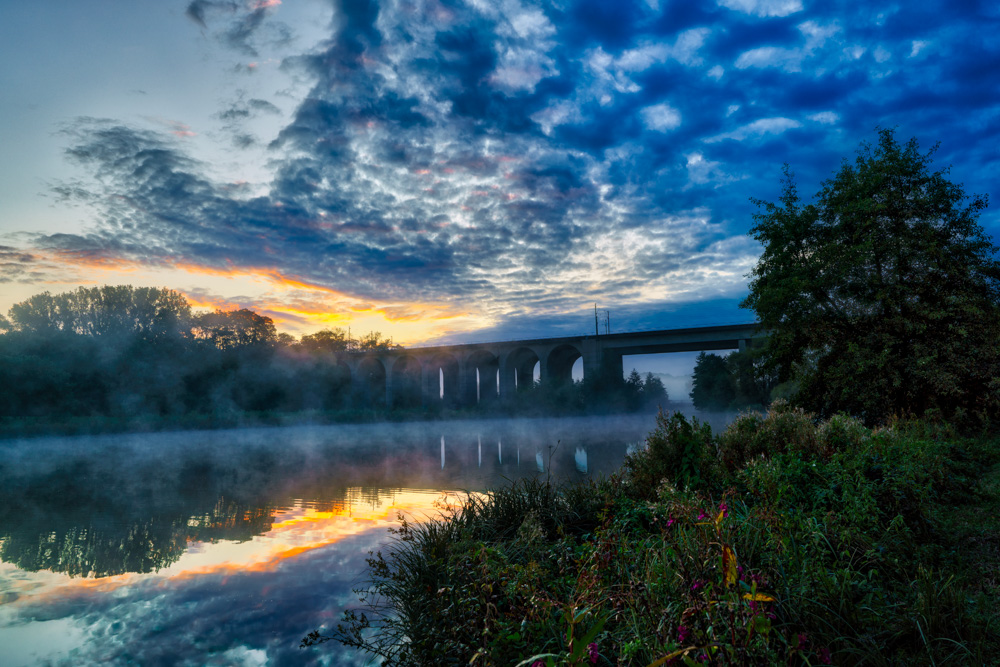 Railway bridge 'Viadukt' in Bielefeld-Schildesche 