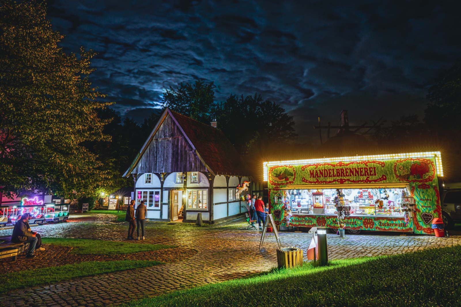 Nachtansichten on September 18, 2021 (Night Views) at the Farmhouse Museum (Bielefeld, Germany).