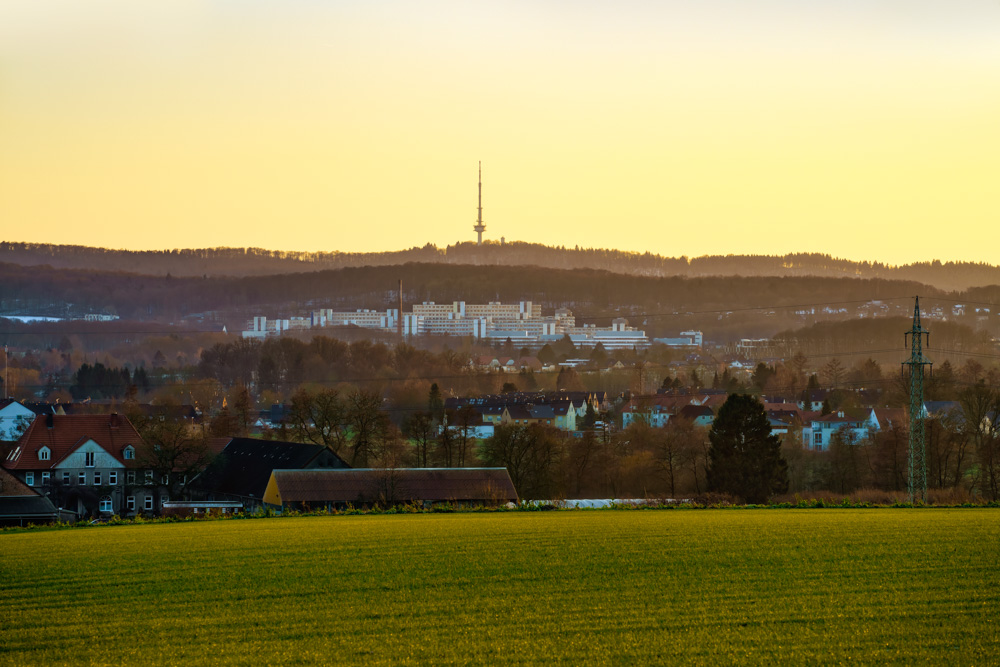 landscape with Bielefeld University