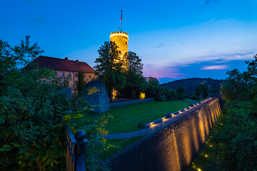 Sparrenburg Castle on a June evening.