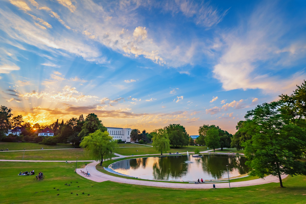 Summer evening - Bürgerpark in Bielefeld