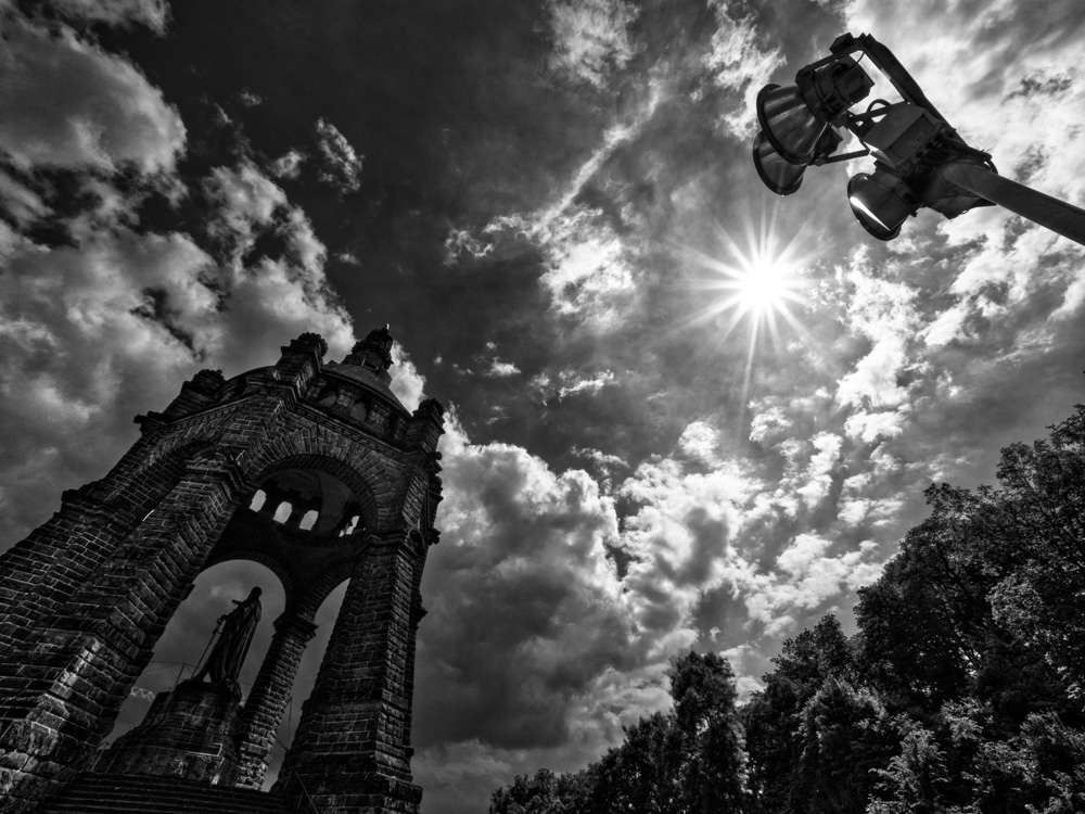 Emperor Wilhelm Monument at Porta Westfalica (Germany)